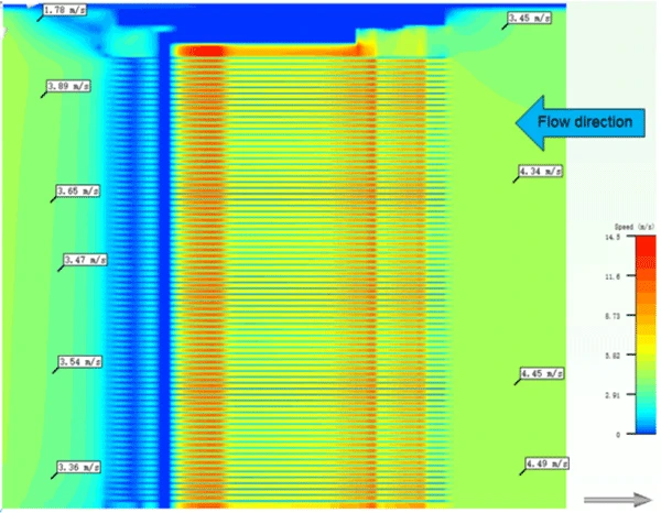 heatsink simulation picture